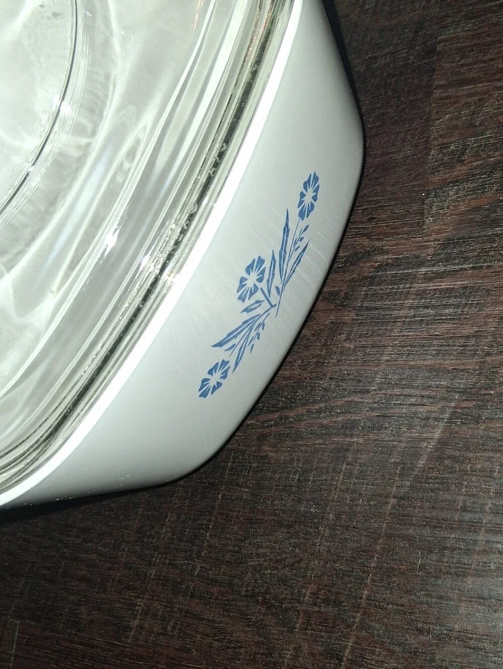 vintage Corning Ware P-1 3/4-B casserole dish from Blue Cornflower collection
